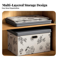 Framed foldable container Large Capacity Closet Organizer Stackable for Dorm Room