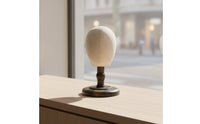 Cloth Covered Mannequin Head with Stand Hat Display Holder Lightweight for Hair Stylists