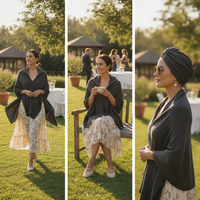 Lightweight Knit Sun Protection Shawl for Summer