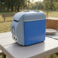 Mini Fridge 12V Car Fridge Small Refrigerator 7.5L Appliance Insert for Travelers, Road Trips, Camping
