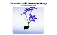 Waterproof Solar Flower Light Weather Resistant Solar Garden Stake Light Auto ON/deactivate for Patio, Lawn, Pathway