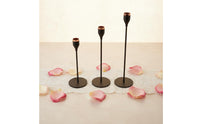 3 Pieces Taper Candle Holder Set Table Centerpiece Modern Metal Candlestick Minimalist Design Candle Holder for Restaurant