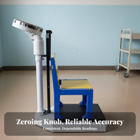 Mechanical Height and Weight Scale Sturdy-Duty physician's Office Scale with Height Rod Physique Measurement Tool Long-Lasting