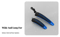 Front Rear Bike Mudguard Cycle Mud Flaps Adjustable Mountain Bike Splatter Guard for Trail Riding