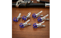 6 Pieces Woodwind Repair Clip Compact Key Pad Clamp Lightweight Woodwind Repair Tool