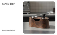 Espresso Tamper Station Universal Fit Espresso Tamping Station Portafilter Holder Stand Easy to Clean Coffee Portafilter Stand