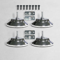 4 Pieces Adjustable Furniture Leg Leveler Easy Installation Furniture Leg Leveler Leveling Foot for Workshop