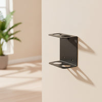 Home Gym Bar Wall Rack Matte Black Barbell Wall Rack Compact Vertical Barbell Holder for Athletes