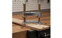 Inlay Carving Base Aluminum Alloy Guitar Inlay Jig Easy Install Fret Slotting Base for Luthiers, Workshop