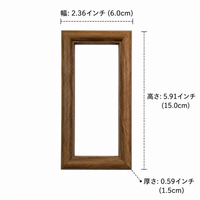 Wooden Photo Frame Family Photo Desktop & Wall Mountable With Protective Cover Magnetic Photo Frame