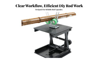 Automatic Rotation Fishing Rod Wrapping Machine Adjustable Speed & Direction Epoxy Resin Coating Machine Long-Lasting Quiet Drive Mechanism