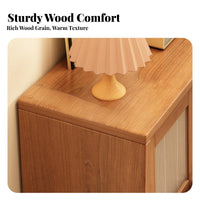 Modular Credenza with Retractable Doors Easy to Clean Underneath Bookcase