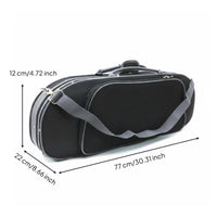 Water-Resistant Soft Violin Carrying Case Easy to Carry Lightweight Violin Case Padded Instrument Backpack Thick Cotton Thick Cotton Padding for Travel, Practice, Performance