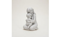Stone-Look Mother and Son Figurine Home Decor Mother and Son Statue Sentimental Meaningful for Mothers, Art Collectors, Tabletop