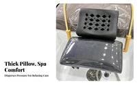 Thickened Sponge Hair Washing Bed Headrest Widened Design Hair Washing Headrest Pillow Soft & Comfortable for Barber Shop, Spa