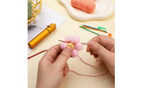 5 Pieces Lightweight Aluminum Bent Needle Long-Lasting Bent Yarn Needle Polished Surface for Craft Project