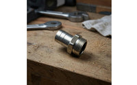 Pressure Washer Inlet Connector Hexagonal Water Inlet Fitting Pressure Washer Hose Connector Metal Coupling Secure Seal