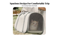 Soft-Sided feline excursion Bag Large Capacity Soft-Sided Pet Tote Shoulder Strap