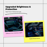 App-controlled RGB car door light