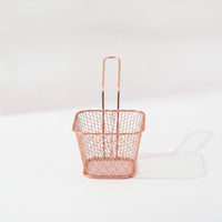 Rust Resistant French Fry Basket Long-Lasting Fry Basket with Handle Dishwasher Safe Easy to Clean for Restaurants