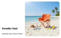 Parent-Child Sizes Collapsible Moon Chair Foldable Ultralight Backpacking Chair Lightweight Portable Seat Compact Design for Children, Families, Fishing, Picnic, Picnics, Hiking