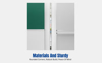 Post-Mounted Adjustable Blackboard, Classroom, Sliding Board, Conference, University