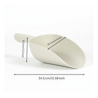 Rust-Proof Plastic Scoop Lightweight Plastic Garden Shovel Long-Lasting for Ice Removal, Balcony