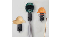 Helmet Holder Wall Mount Heavy-Duty Helmet Holder with Easy to Mount to Install Gear Organizer for Motorcyclists