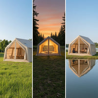 Inflatable Tent Quick Setup Inflatable Shelter Fast Inflate Inflatable House for Campers, Families, Camping, Outdoor Activities, Backyard