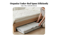 Rolling Underbed Drawer Wheeled Design Under-Bed Rolling container compact