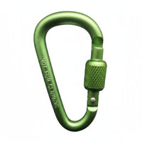 Multi-Purpose D-Shaped Carabiner Clip Lightweight Locking Carabiner Secure Lock for Hikers