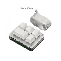 5-Key Keypad Hot-Swappable Custom Macro Keypad Custom Key Pad Blank Keycaps Programmable Macro Keyboard Wired USB-C