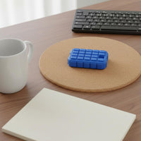 6 Pieces Stress Relief Textured Sensory Block Easy to Clean Silicone Sensory Stone Calming Textured Silicone Cube Quiet for Children