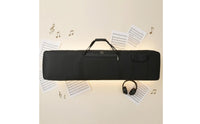 88-Key Keyboard Bag Multiple Pockets Soft Padded Keyboard Case Front Pocket