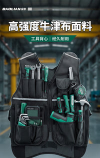 Electrician Tool Vest with Multiple Pockets