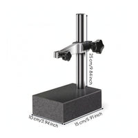 Gauge Stand with Marble Base Adjustable Dial Indicator Stand Heavy-Duty Marble Measuring Surface for Workshops