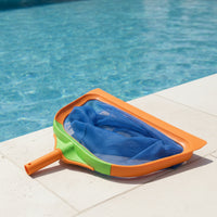 Reinforced Swimming Pool Net Wide Opening Pool Cleaning Net Handheld Skimmer with Mesh Bag Easy to Use for Spas, Ponds