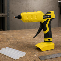 Hot Glue Tool with Digital Display Powered Cordless Glue Mess Tool for Hobbyists, Workshop