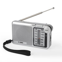 Two-Band-Band Analog Pocket Radio Telescopic Antenna Pocket Radio Portable Personal Electronics Lightweight