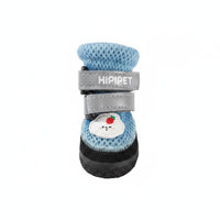 4 Pieces Rubber Sole Dog Boots Soft Pet Accessory for Rainy Days, Small Dogs