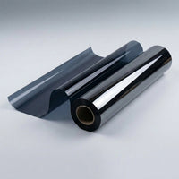 Blackout Window Film for Home Office Privacy, Dark Blue Opaque Window Tint with Installation Tools, Pet Material Window Frosting Film