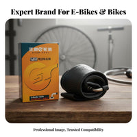 Electric Bike Inner Tube Sturdy Bike Inner Tube Puncture-Resistant Vehicle Component for DIY Mechanics, Commuting, Downtown Biking, Trail Riding