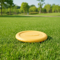 Raised Rim Flying Disc Dog Toy Lightweight Flying Disc Fetch Toy Long-Lasting Pet Flying Disc Safe on Teeth for Young Dogs, Park, Backyard