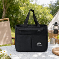 Insulated Meal Bag Portable Lunch Tote with Front Pocket for Office, Picnic, Camping