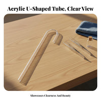U-Shaped Acrylic Tube Versatile Acrylic U-Bend Tube Easy to Use Aquarium Oxygenation Pipe