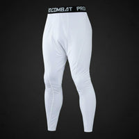 Men's Compression Leggings High Stretch Quick Dry Tights Second-Skin Feel Men's Workout Tights for Gym, Basketball, Football