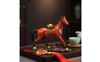 Horse Figurine Tabletop Horse Statue Sculptural for Collectors, Living Room Shelf, Entryway Console, Office Desk