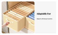 Stackable textile Clothes Box Sturdy Construction Household Storage foldable