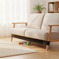 Furniture Space Barrier Strip No Tools Required Under Sofa Barrier Easy Install Under Furniture Barrier for Pet Owners, Parents, Playrooms