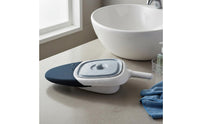 Bedpan with Lid Easy to Clean Fracture Bedpan with Handle Ergonomic Design Portable Bedridden Toilet for Patients, Hospital, Nursing Home